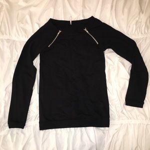 Zipper detail sweater